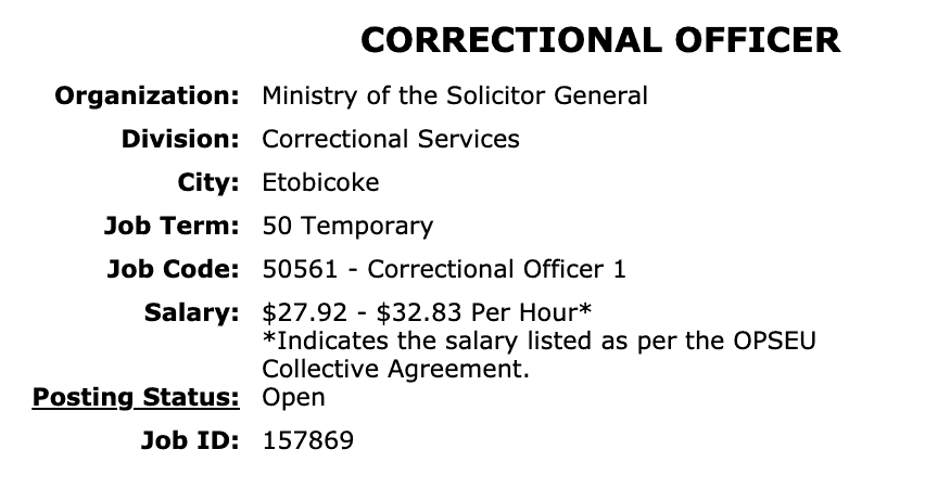 50 Correctional Officer Jobs