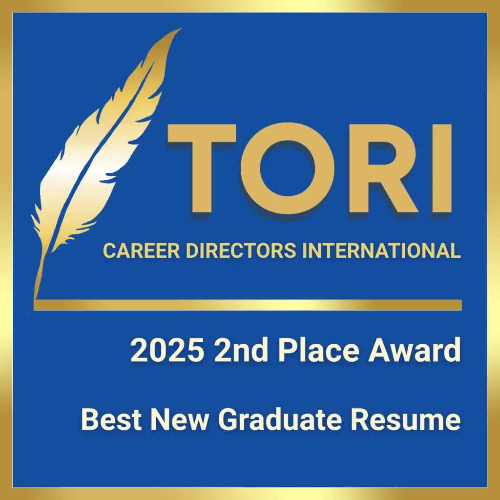 TORI Award Winner - Best New Graduate Resume - Amy Britta Watt, Award-Winning Resume Writer at Career Marketing Centre